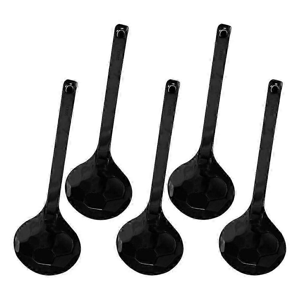 5pcs Melamine Turtle Shell Spoon Soup Spoons Restaurant Tableware Ramen Spoons