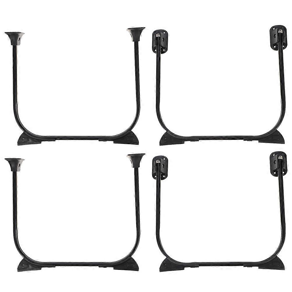 Table Base Legs U Shape Metal for Beds Stable Support 4Pcs