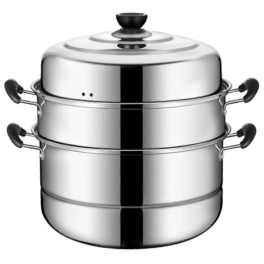 1Pc Stainless Steel Steamer Versatile Steam Pot for Home Use (Assorted Colors)