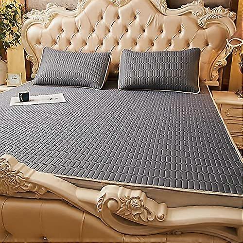Cooling Duvet Cover with Pillowcase, Foldable Ice Silk Mat for Summer, Gel Pad for Comfortable Sleep, Size 1.8 x 2.0 m