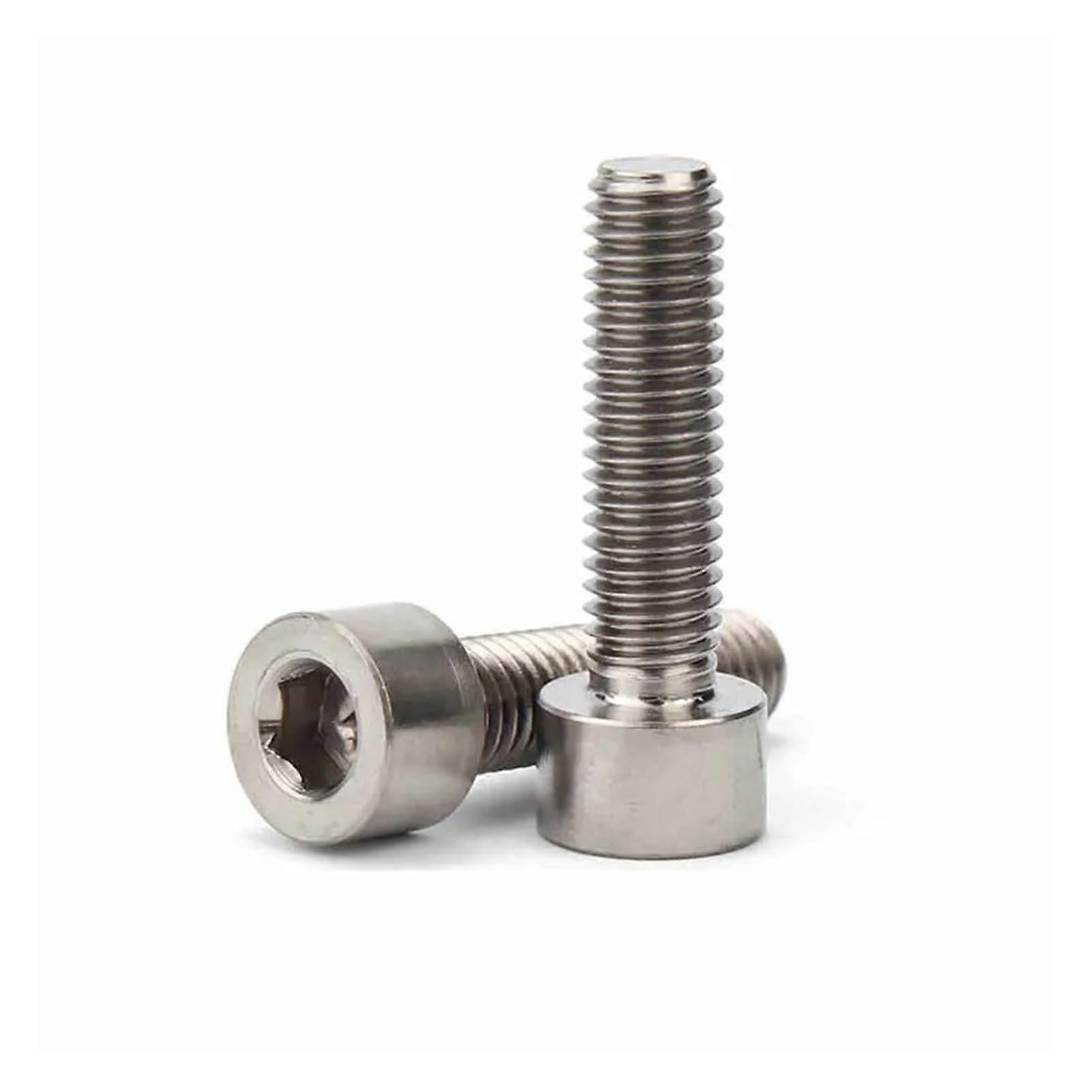 M1.6 M2 M2.5 M3 M4 M5 M6 TA2 Titanium Gr2 Hex Socket Screw 20mm, 2pcs M3, Inner Hexagon