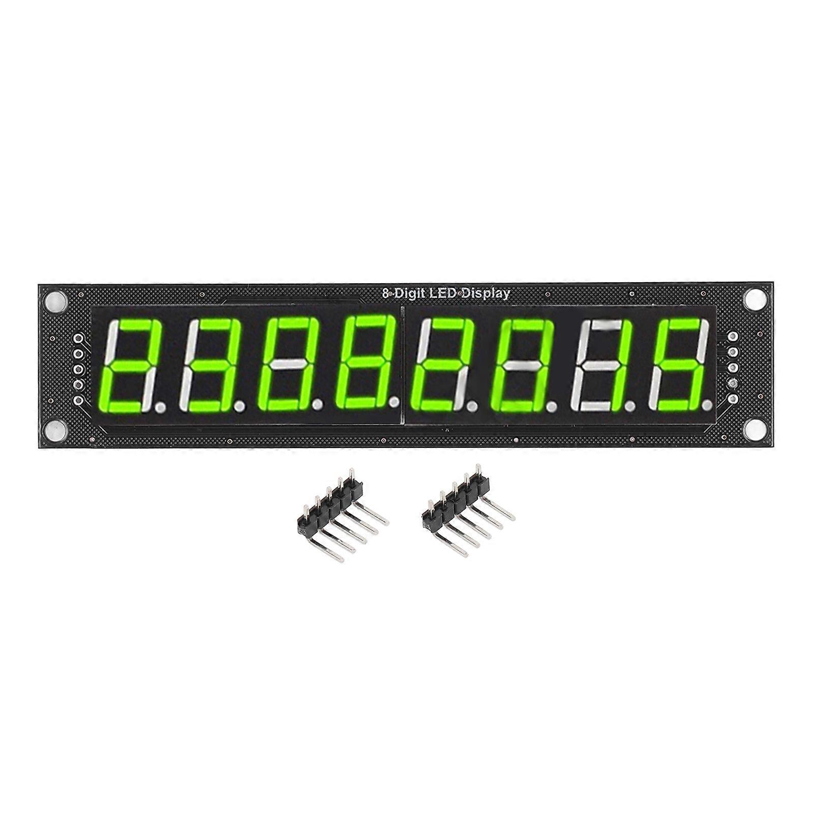 8-sifret Tube LED Segment Display Digital Optoelectronic Module 74HC595 Driver Grønn 0.56in