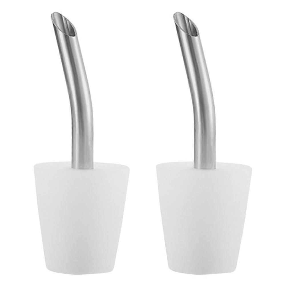 Outdoor Kettle Spout Nozzles Kettle Long Spouts Moisture-Proof Silicone Fine Grinding 2Pcs