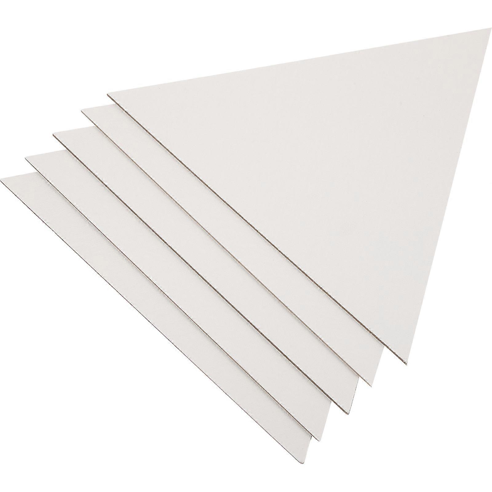 Canvas Drawing Panel for DIY Decoration Other Painting Activities 20x17cm White 5Pcs
