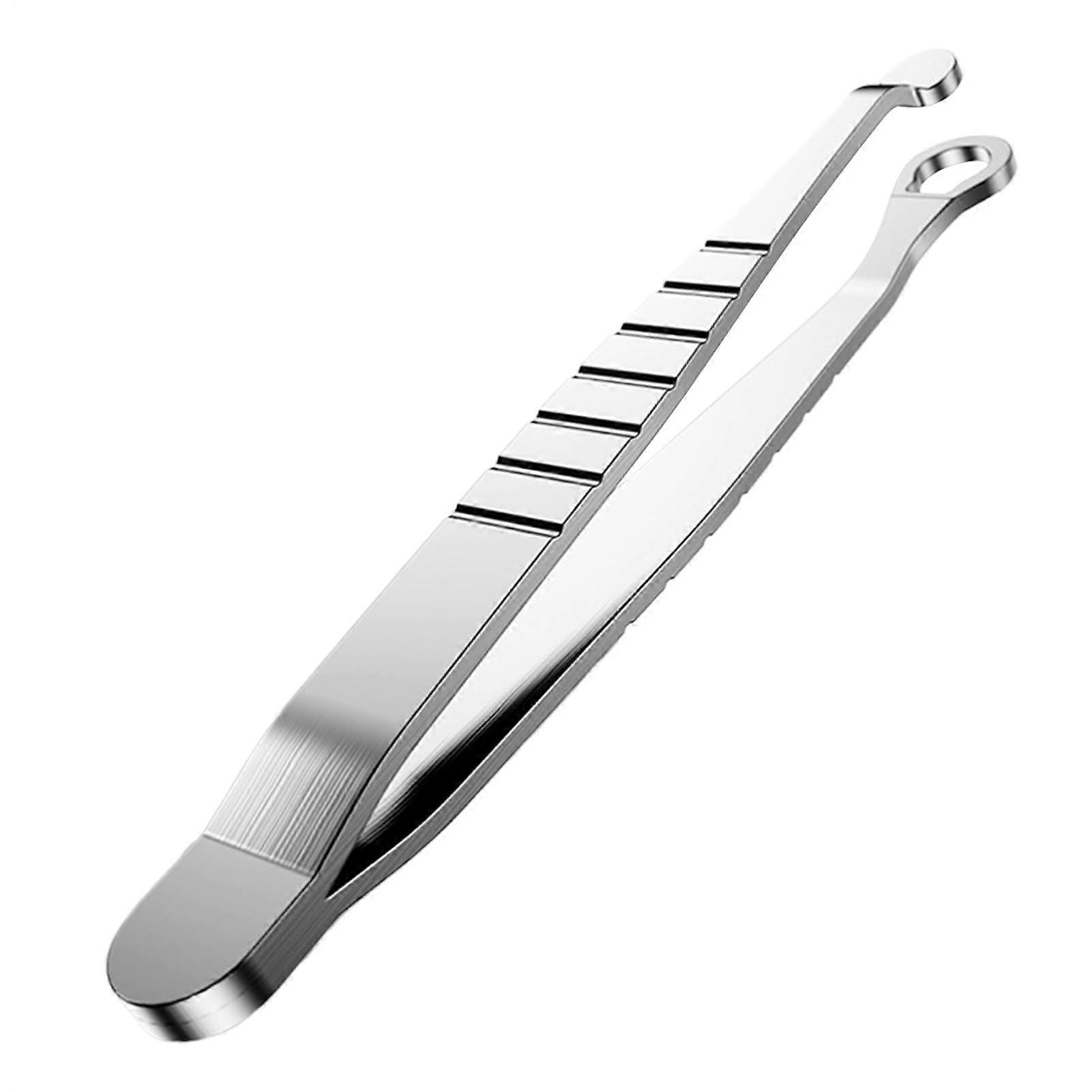 Facial Hair Removal Tweezers | Nose Hair Trimmer Precision Grooming Tool With Rounded Tip And Non-Slip Wet-Dry Razor