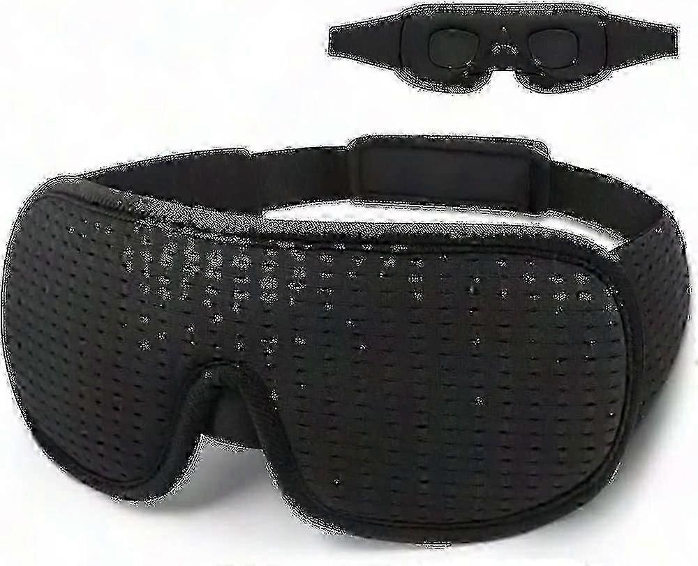 Erkekler ve kadınlar için 3D şekilli uyku maskesi, daha fazla dinlenme ve rahatlama için ergonomik tasarım