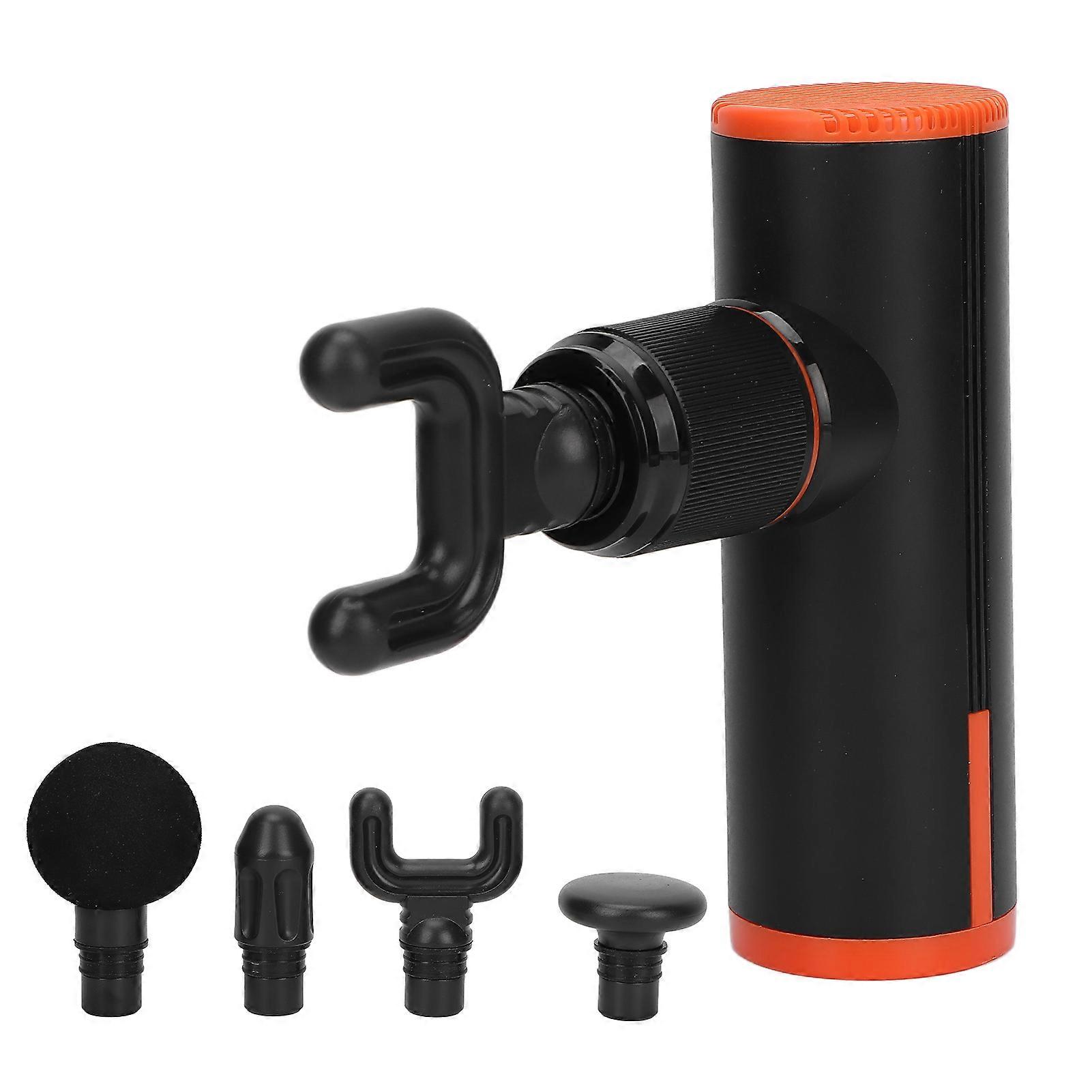 Mini Portable Muscle Massager 4 Speed Fascial Massage Pain Relief Body Relaxing TypeC Charging Port