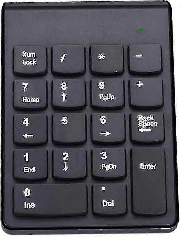 18-Key 2.4GHz Mini USB Numeric Keypad for Laptop & PC - Compact & Portable