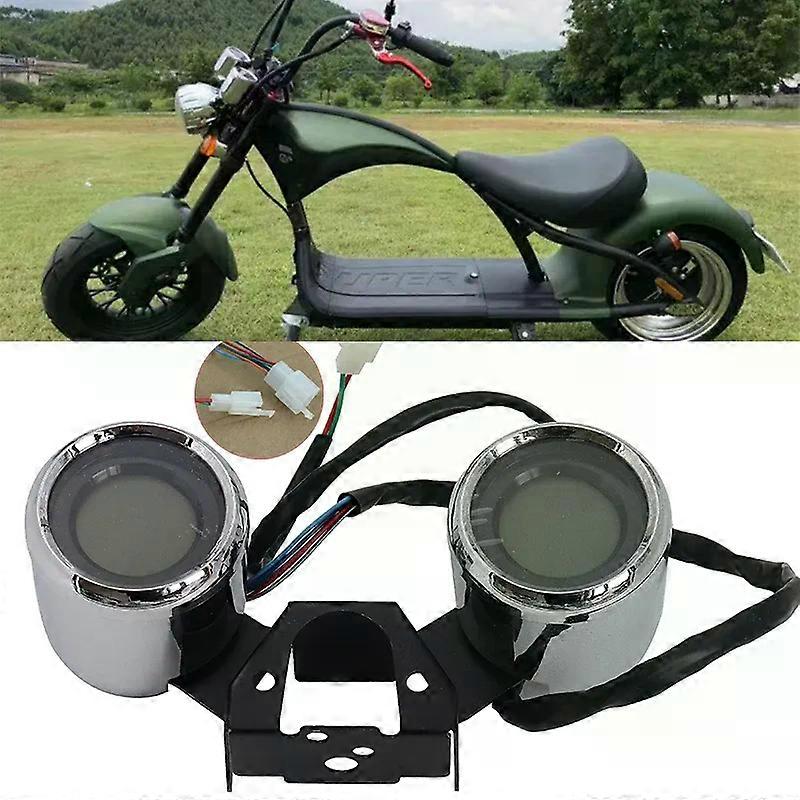 Motorcycle performance new instrument CityCOCO prince LED LCD instrument km table parking meter odometer