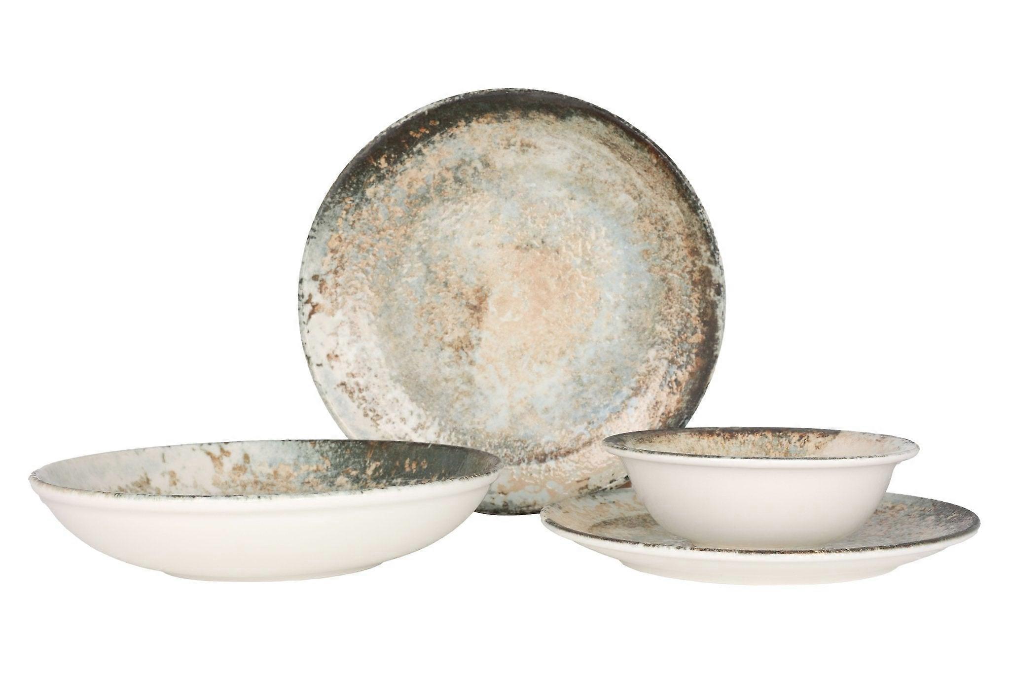 Rinart 餐具套装 (大) - Obvara - 24 件 - 6 人 - 瓷器