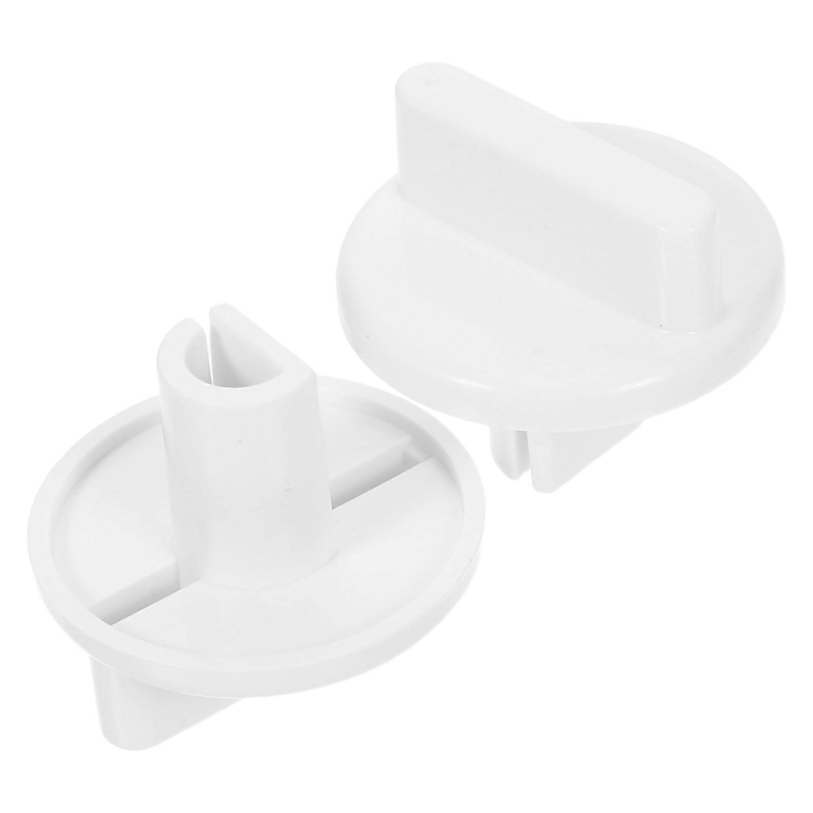 Temp Control Knob Replacement Ergonomic Design Plastic Material For Fridge And Freezer Temperature Adjustment 2Pcs