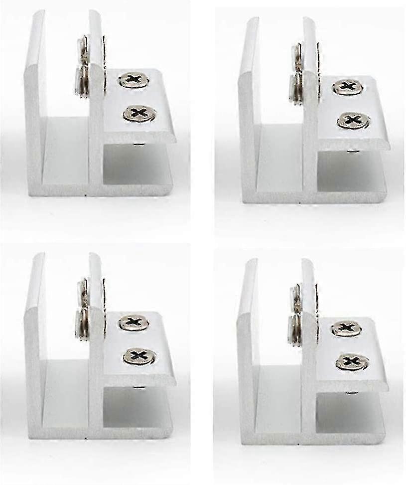 4-Pack 90° Γυάλινοι Σφιγκτήρες για Ντουζιέρες & Τραπέζια, 10-12mm