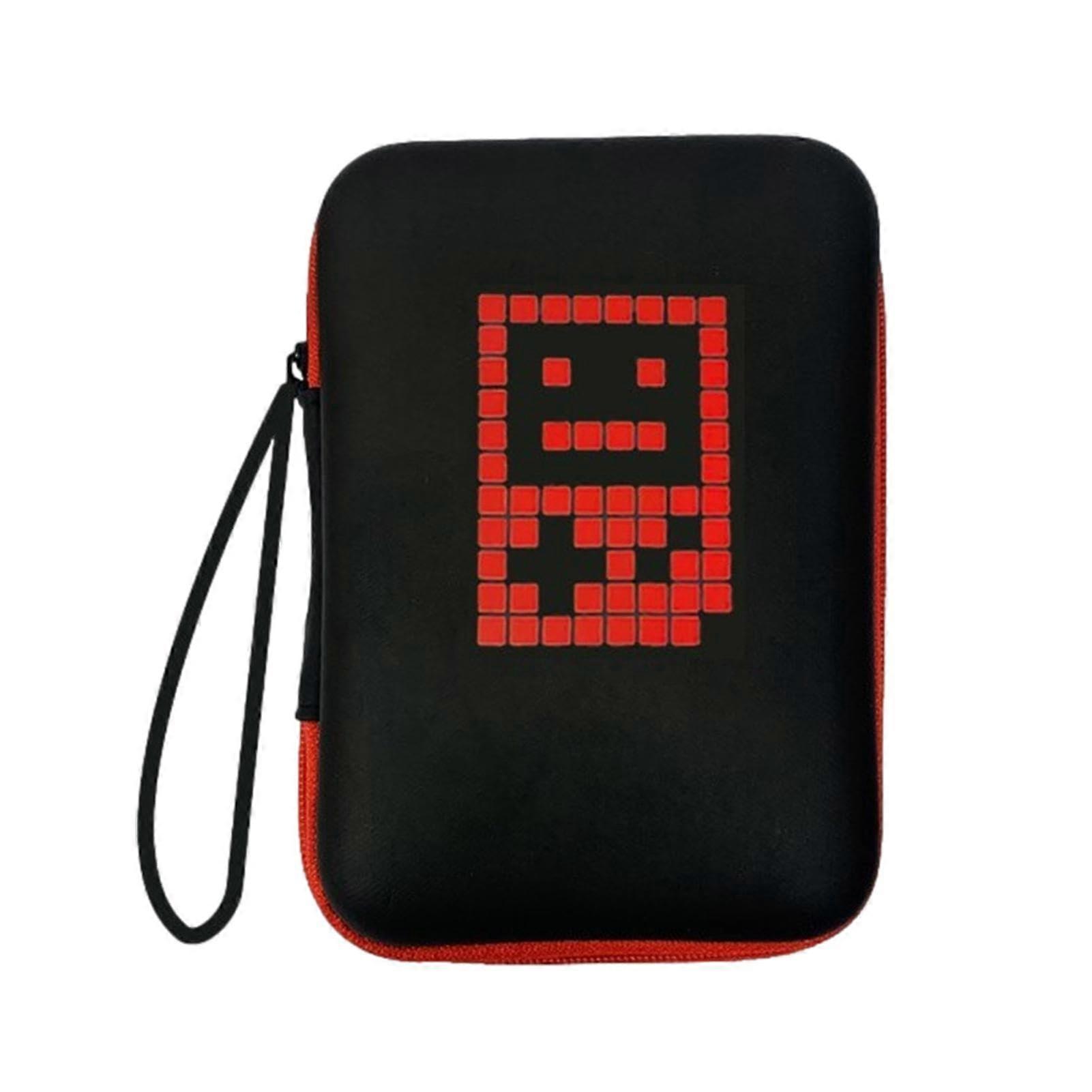 Handheld Game Console Carrying Case, Hard Shell Nylon Portable Game Bag for Accessories, Cables, and Controllers