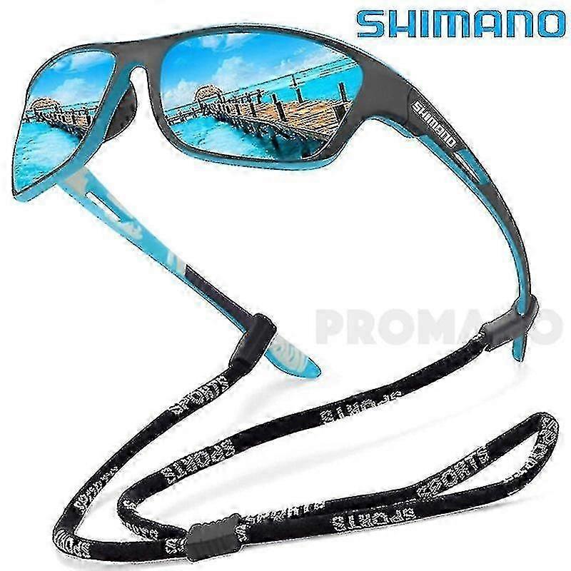 Shimano Polarize Erkekler İçin Balıkçılık Güneş Gözlüğü - Sürüş ve Yürüyüş Tonları - UV Koruması