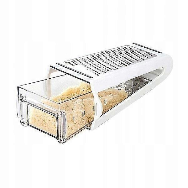 Kitchen grater with container