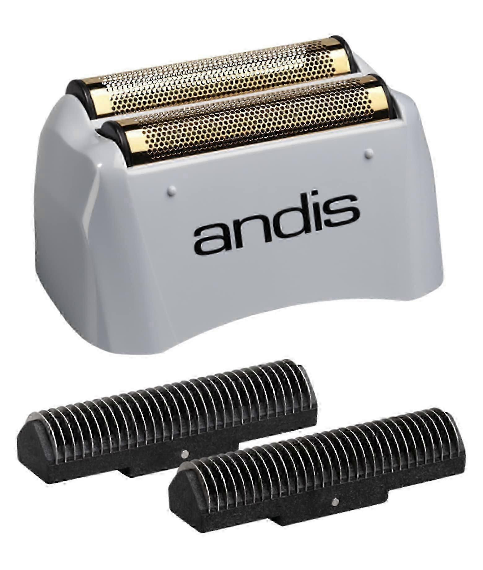 Pro Shaver Replacement Foil And Cutter - Compatibles With Andis Models, Super Soft Gold Titanium Cutters Hr