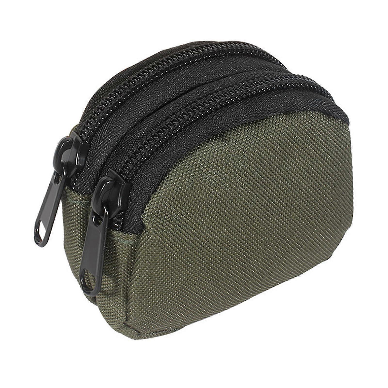 Tactical Pouch Compact Waist Pack Multi-Purpose Utility Bag Portable Key Coin Card Pouch With Pouch Army Green