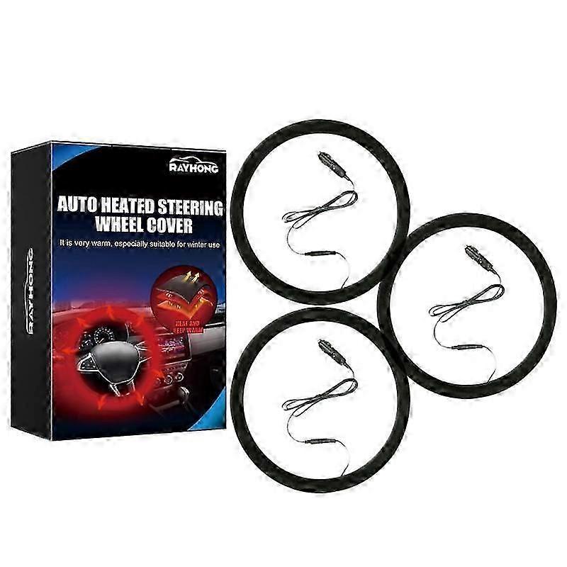 3x تدفئة سيارة مقبض الأكمام الاحترار السريع الشتاء عجلة السيارات اليدوية 12 فولت غطاء ملحق ساخنة مجانية التوجيه تصميم دافئ