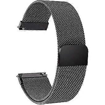 Garmin Forerunner 245/645 Pulseira de Malha Magnética Milanese em Aço Inoxidável - Anti-Suor Tipo A