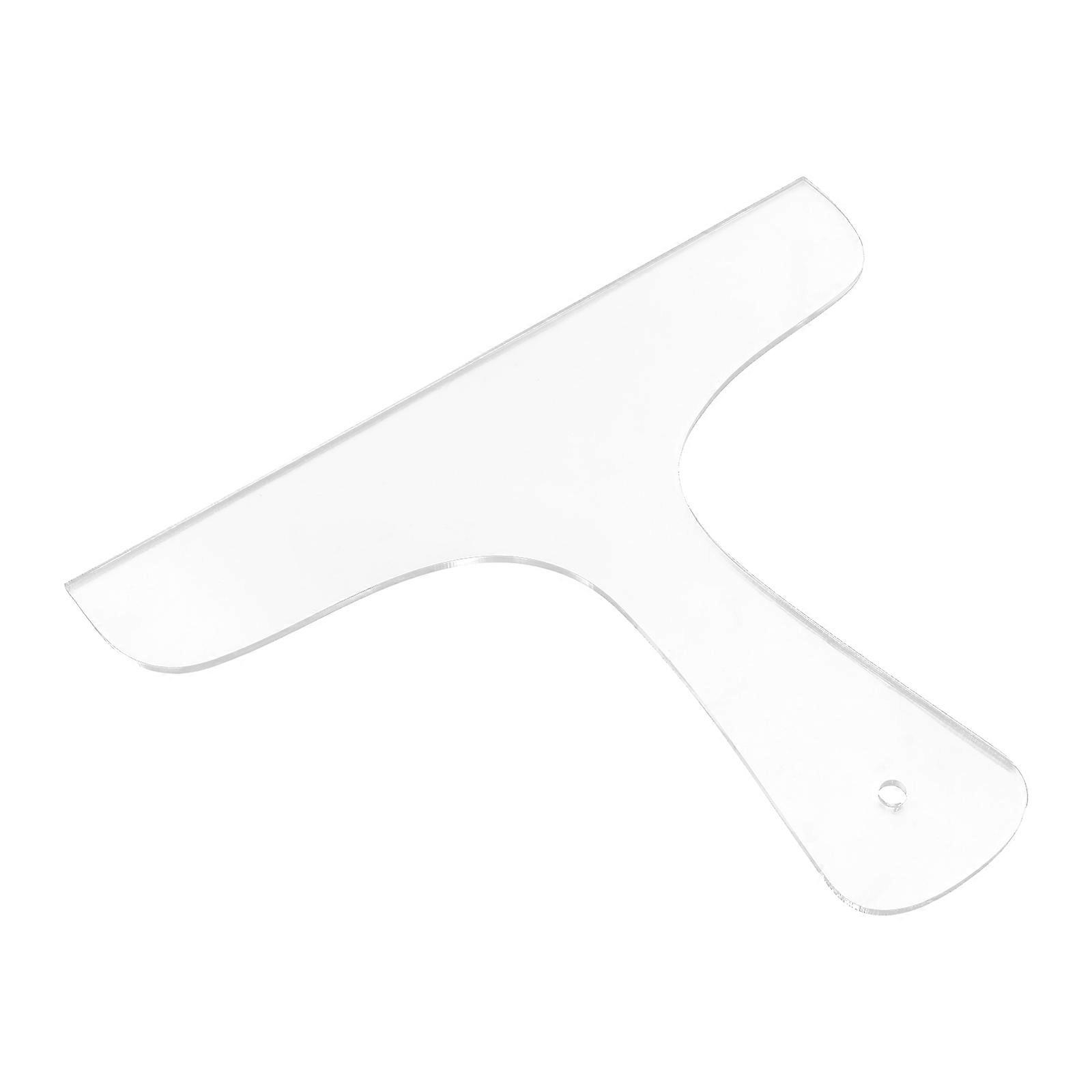 Acrylic Cutting Board Handle Template Transparent Woodworking Tool for Precise Charcuterie Board Patterns DIY Projects Enhanced Accuracy Kitchen Use