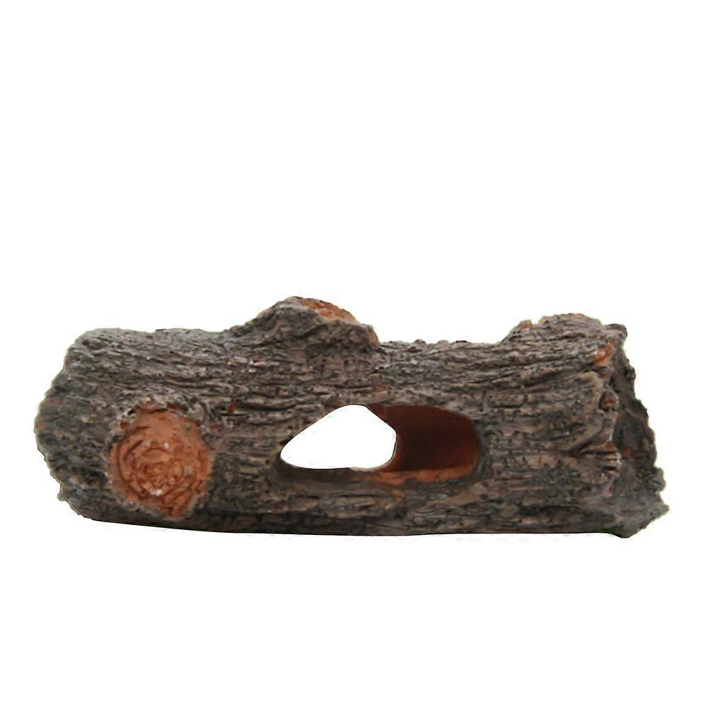 Akvaryum Dekorasyonu için Reçine Ağaç Gövdesi Süsü Gerçekçi ve Güvenli 10.5 x 5.2 x 8.3 inç