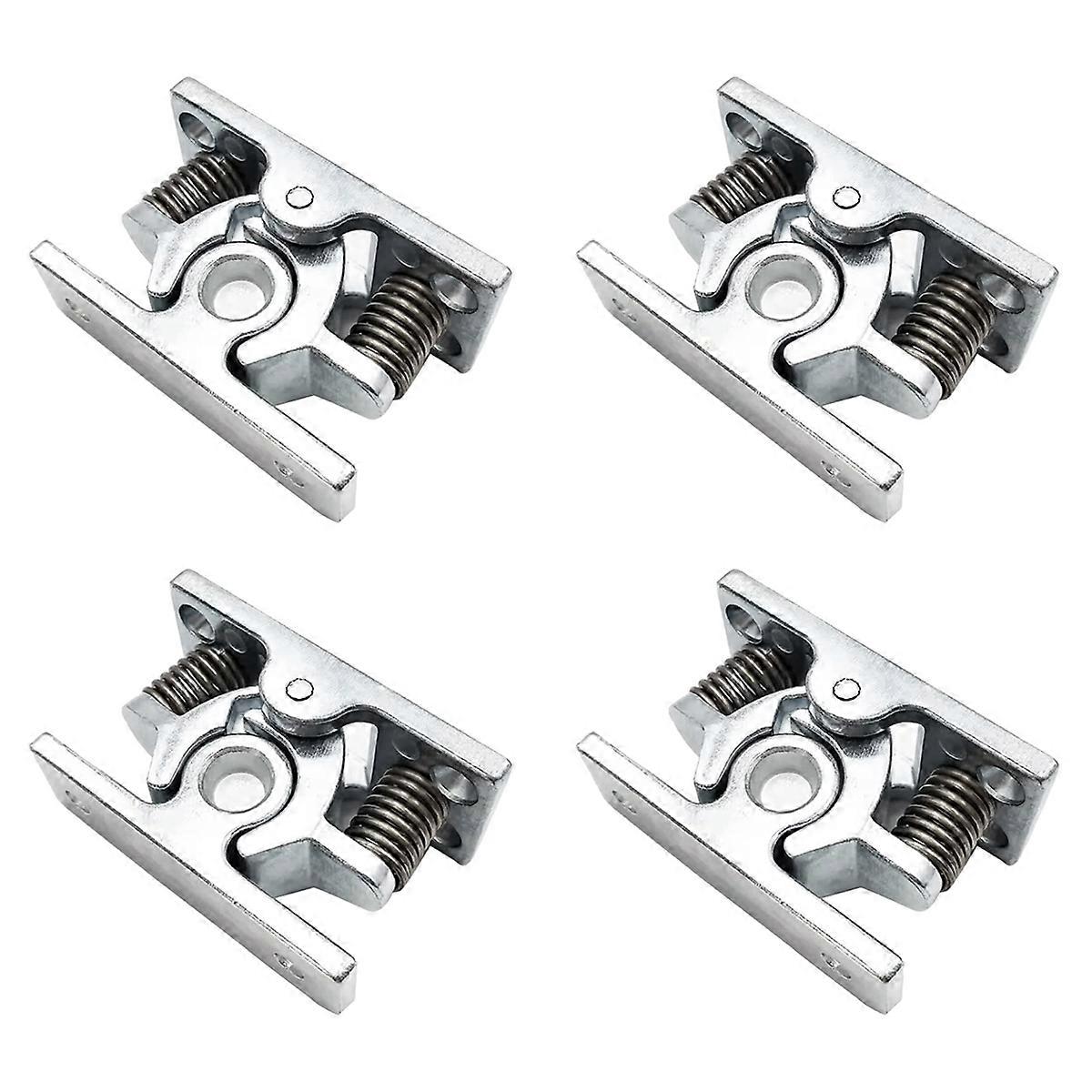 1Pcs Spring Loaded Door Easy Lock Stop Catch Release Clamp Double Roller Catch