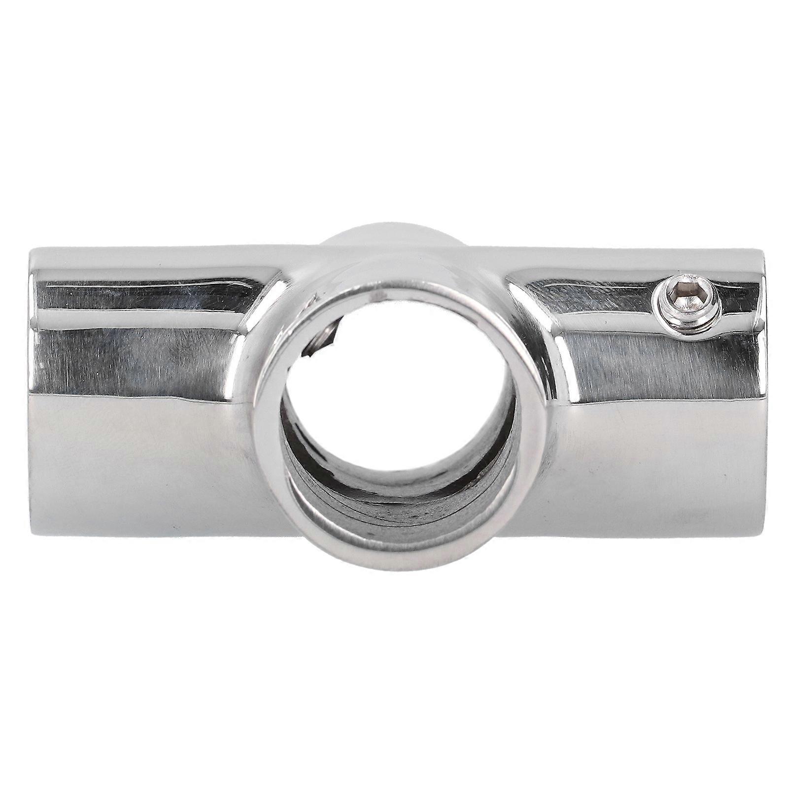4 Way Cross Boat Hand Rail Fitting 316 Stainless Steel Heavy Duty Tube Pipe Connector