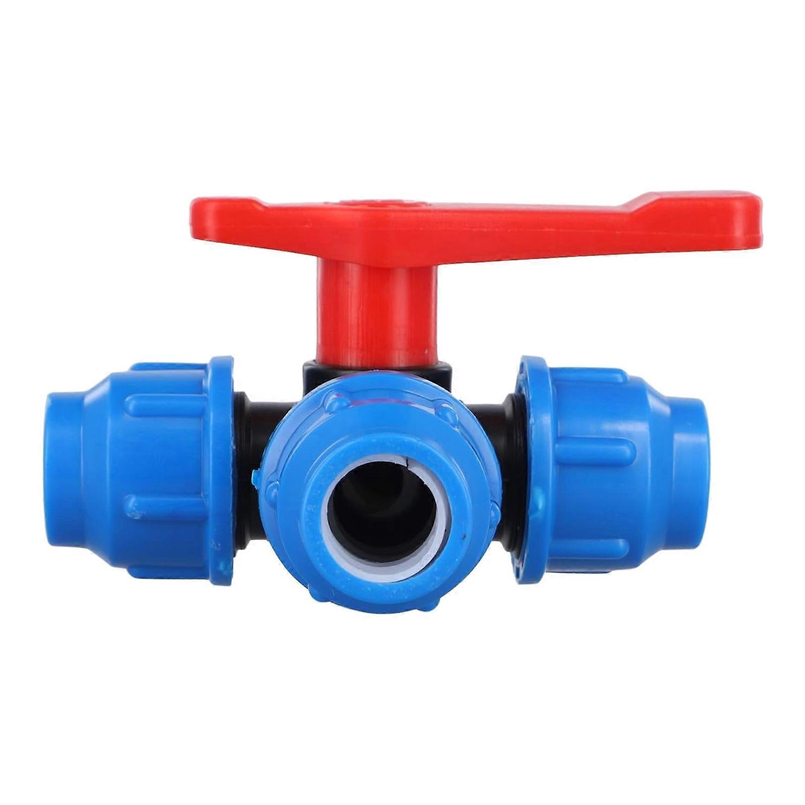 Non Weld PE Pipe Ball Valves Enables Flexible Water Diversion Simple Installs for Irrigation Plumbing Configuration Multicolor