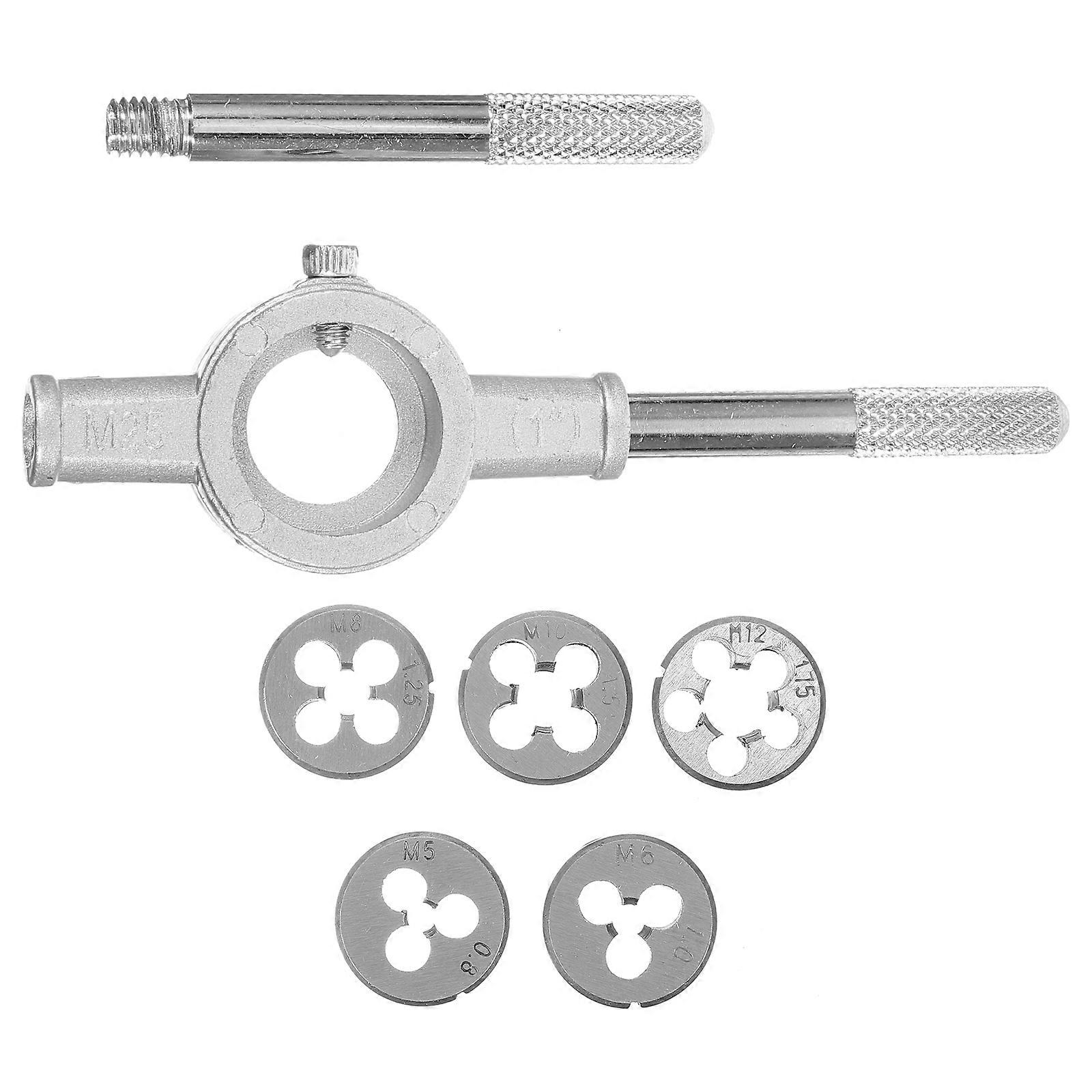Handle Tap Wrench Die Tapping Tool Kit Professional Threading Tools For Outdoor Use M5 M6 M8 1Set
