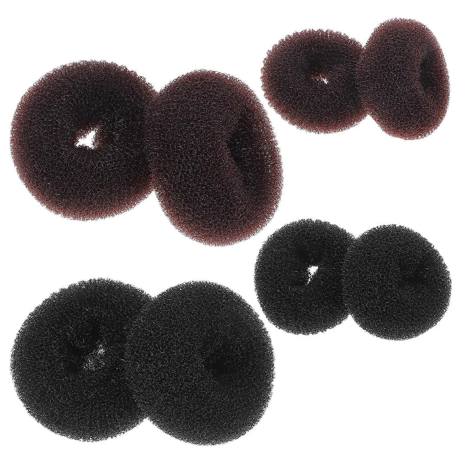 Doughnut Hair Styler Bun Shaper Set for Thick or Thin Hair Styling 8Pcs