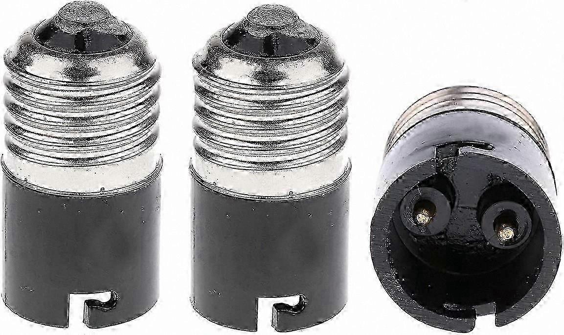 B22 to E27 Bulb Base Adapter Converter - 3 Pack