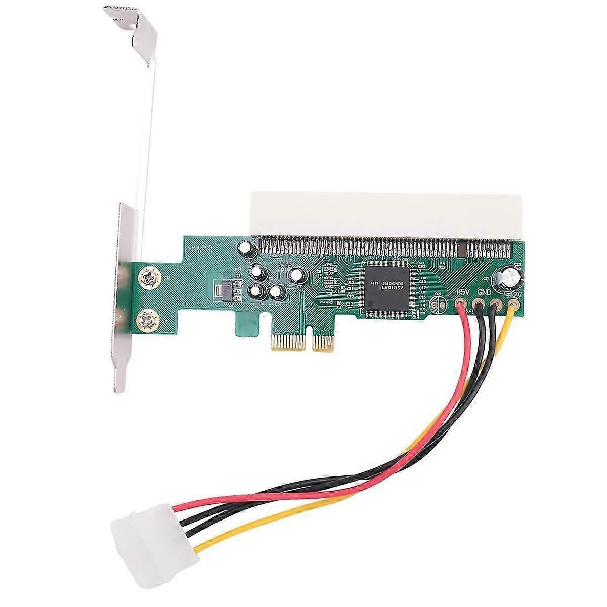 PCI-Express To PCI Adapter Card PCI-E X1/X4/X8/X16 Slot With 4 Pin Power Cable Card
