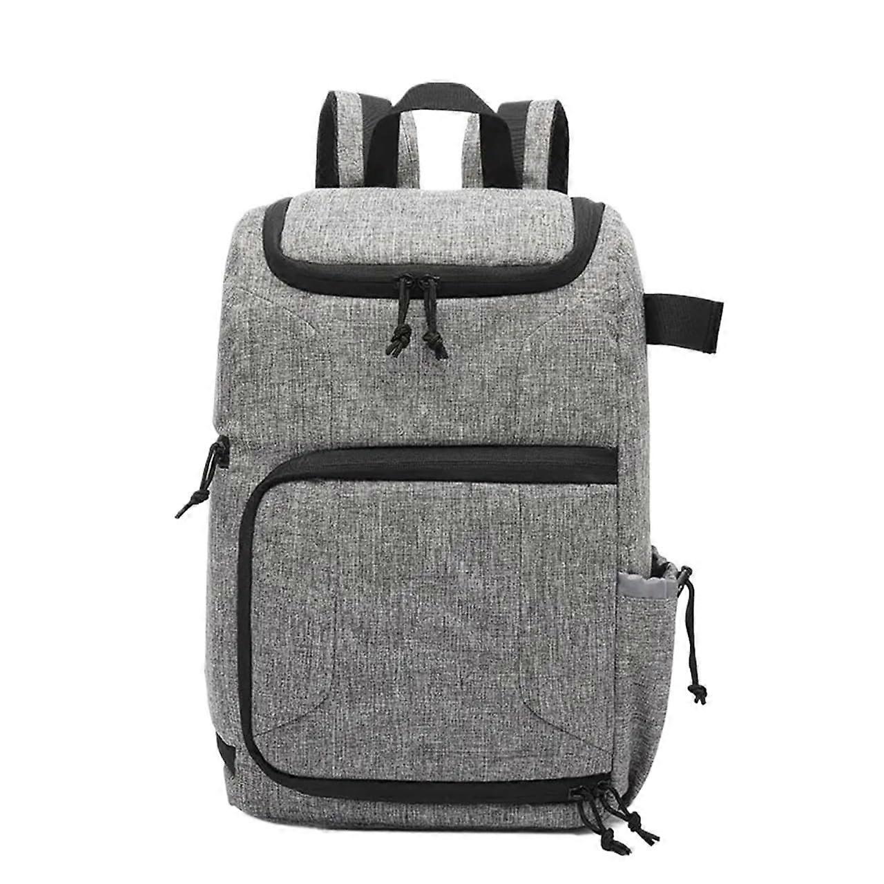 Camera Backpack Waterproof Gray With Tripod Holder And Lens Pouch Video Bag Portable Travel Camera Bag