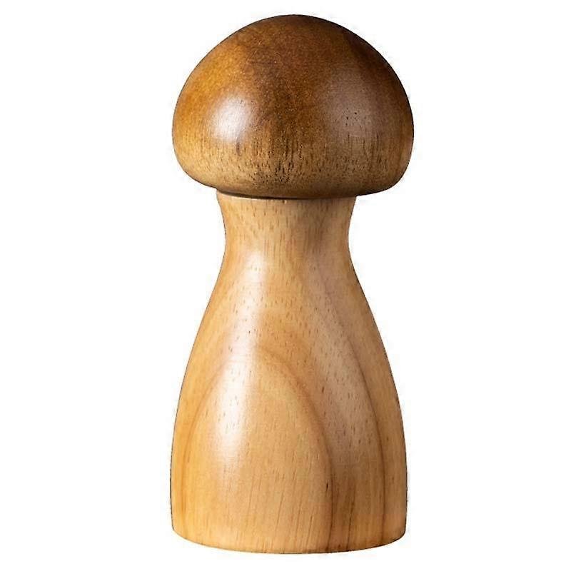 Mushroom Shaped Pepper Grinder Wooden Kitchen Grinding Tool