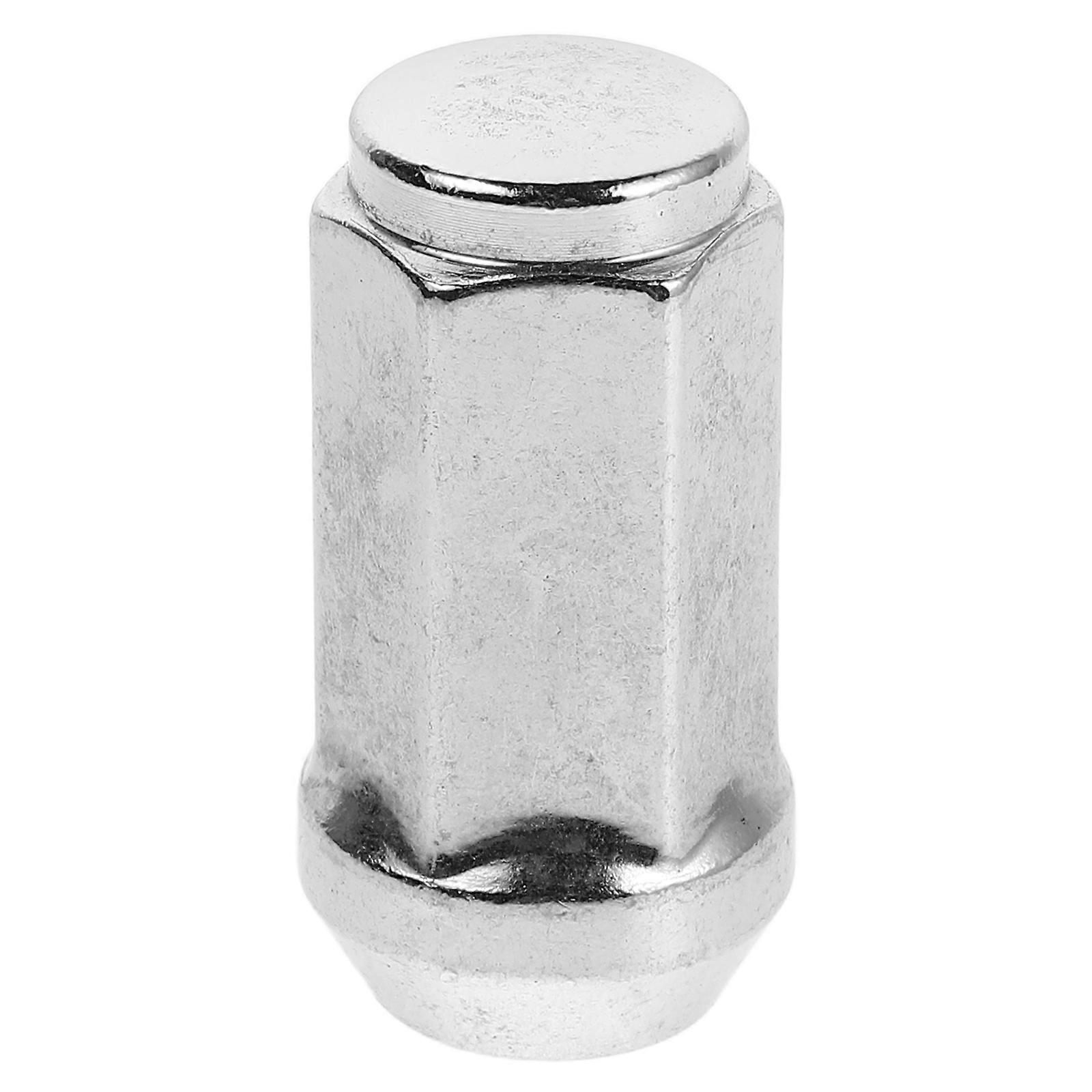 Axle Nut Socket Set Chrome Plated Steel Wheel Accessories Replacement Parts Silver 1.8×0.9×0.9in Easy Installation 1Pack
