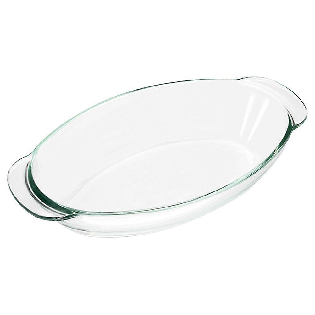 Glass Serving Plate for Oven & Microwave   Portable Food Container for Barbecue, Pastry, and Kitchen Use   Practical Dinnerware for Hot and Cold