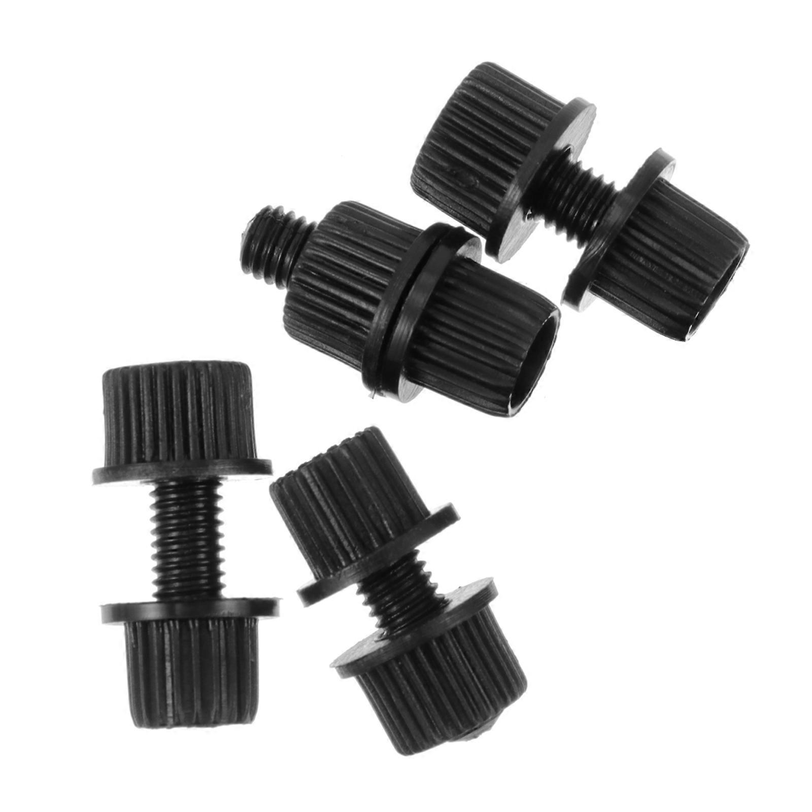 Scooter Plate Screws Set Nylon Material Universal Fitment 3X1.5cm Durable 4Pcs