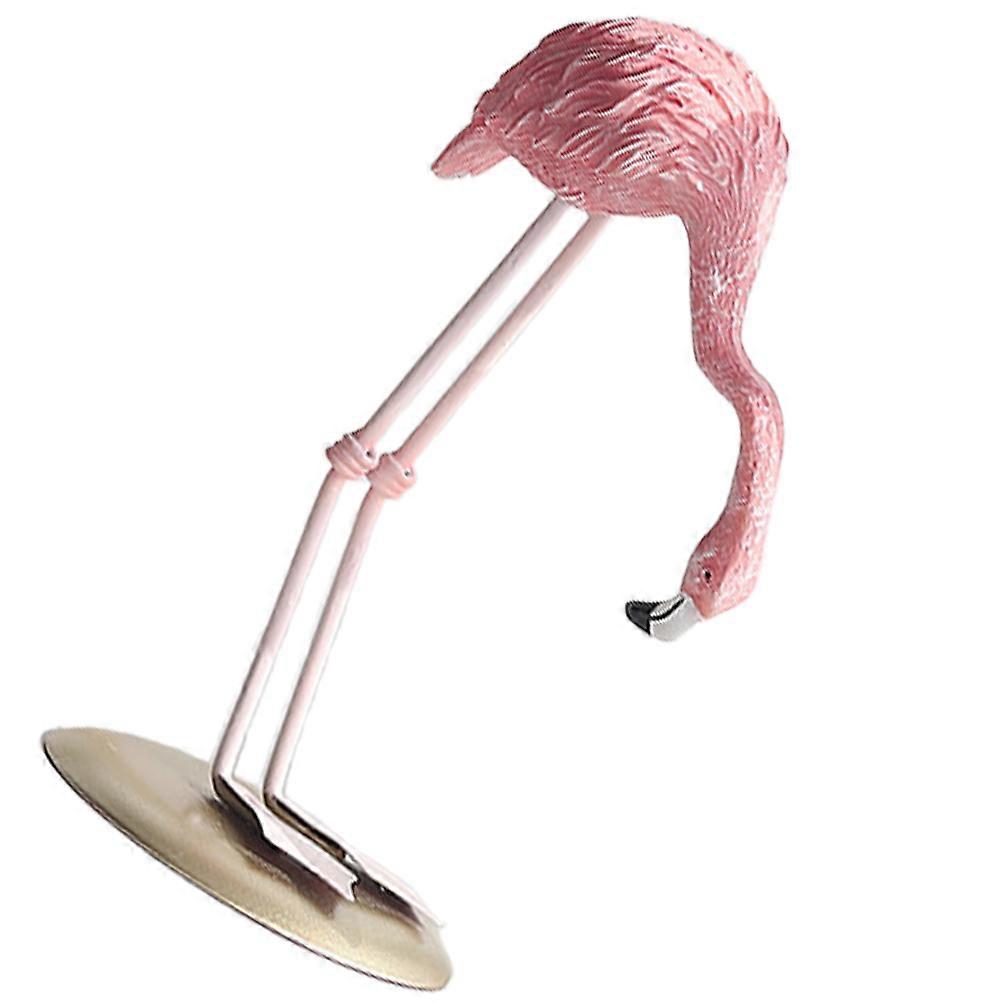 Flamingo Statue Resin Figurine Home Decor Desk Ornament Smooth Surface Valentine's Day Bedroom Office Display