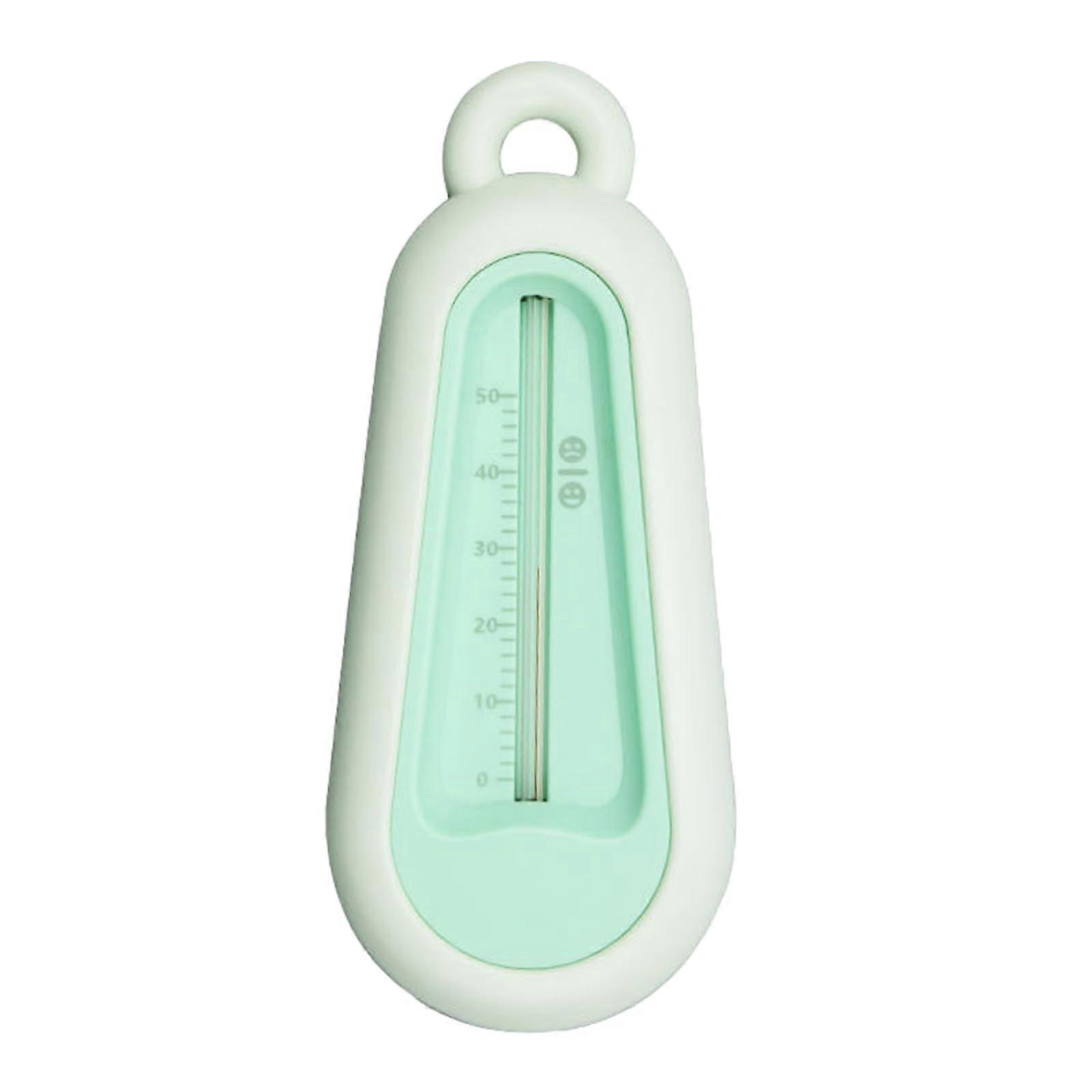 Baby Bathtub Water Temperature Thermometer For Infants, Grass Green, Compatible With Most Baby Baths