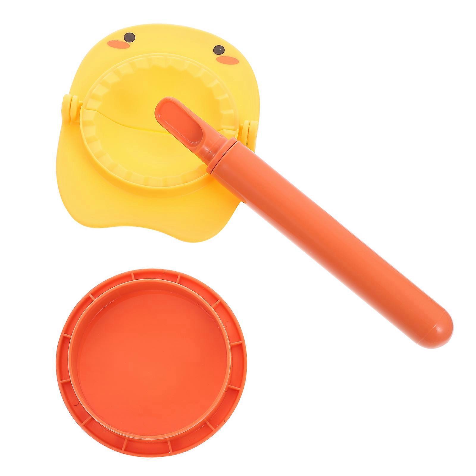 Kitchen Dumpling Maker Tool For Friends Who Enjoy Cooking At Home With One-Press Operation And Round Shape 1 Set