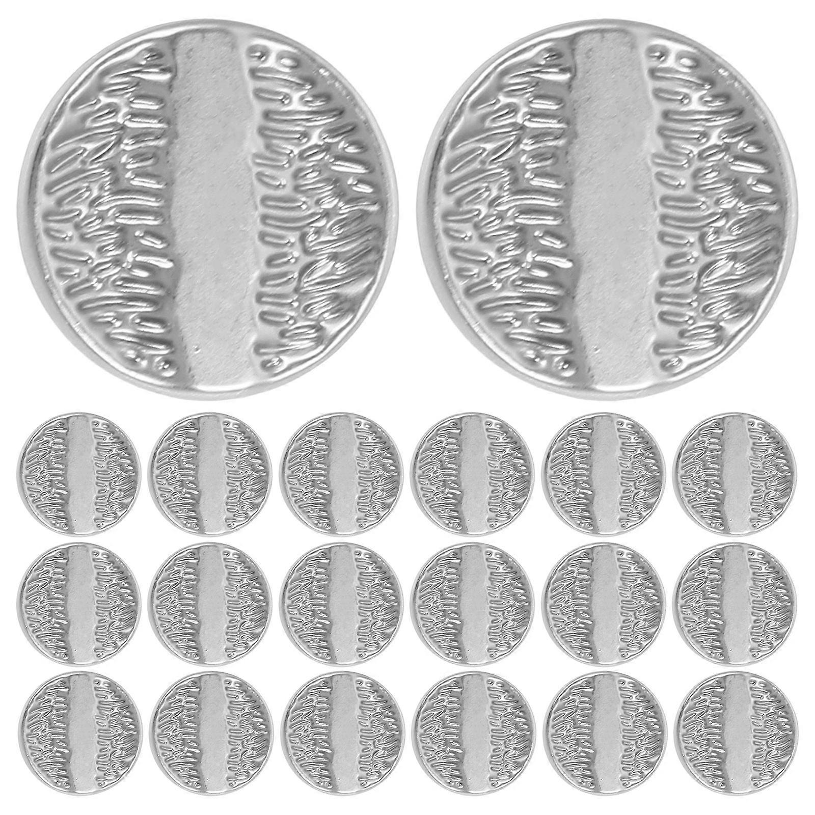 Here's a polished and professional product description based on your input:

 

**20pcs Antique Metal Shank Buttons – Elegant Retro Style Decorative