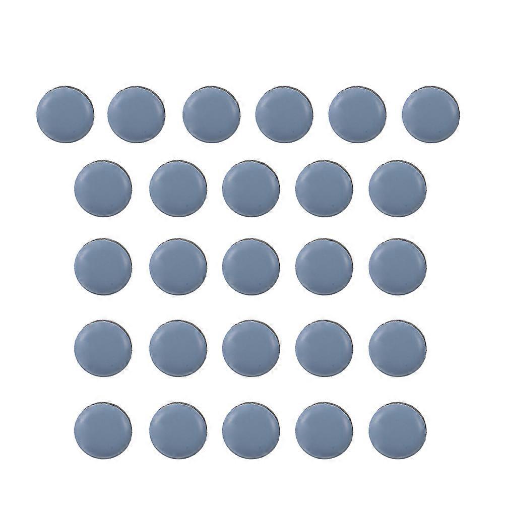 Nail-On Furniture Glides Slider Pad Floor Protector For Chair And Table 24Pcs 2.5X2.5CM Size Round Design Scratch Prevention Office Use
