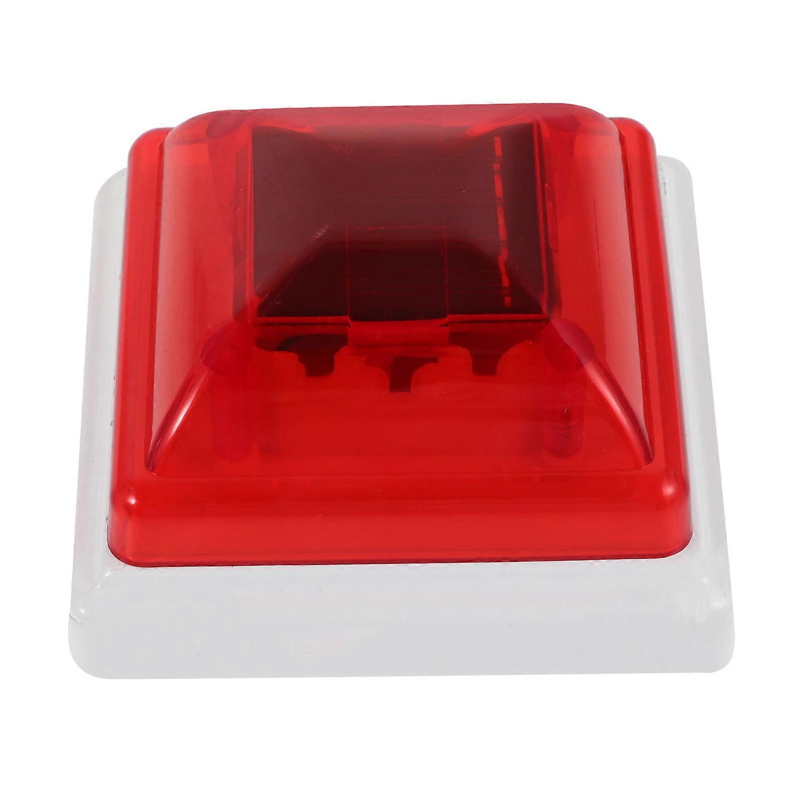 Post Topper Solar Light Outdoor Strobe Warning Light Fence Cap Light