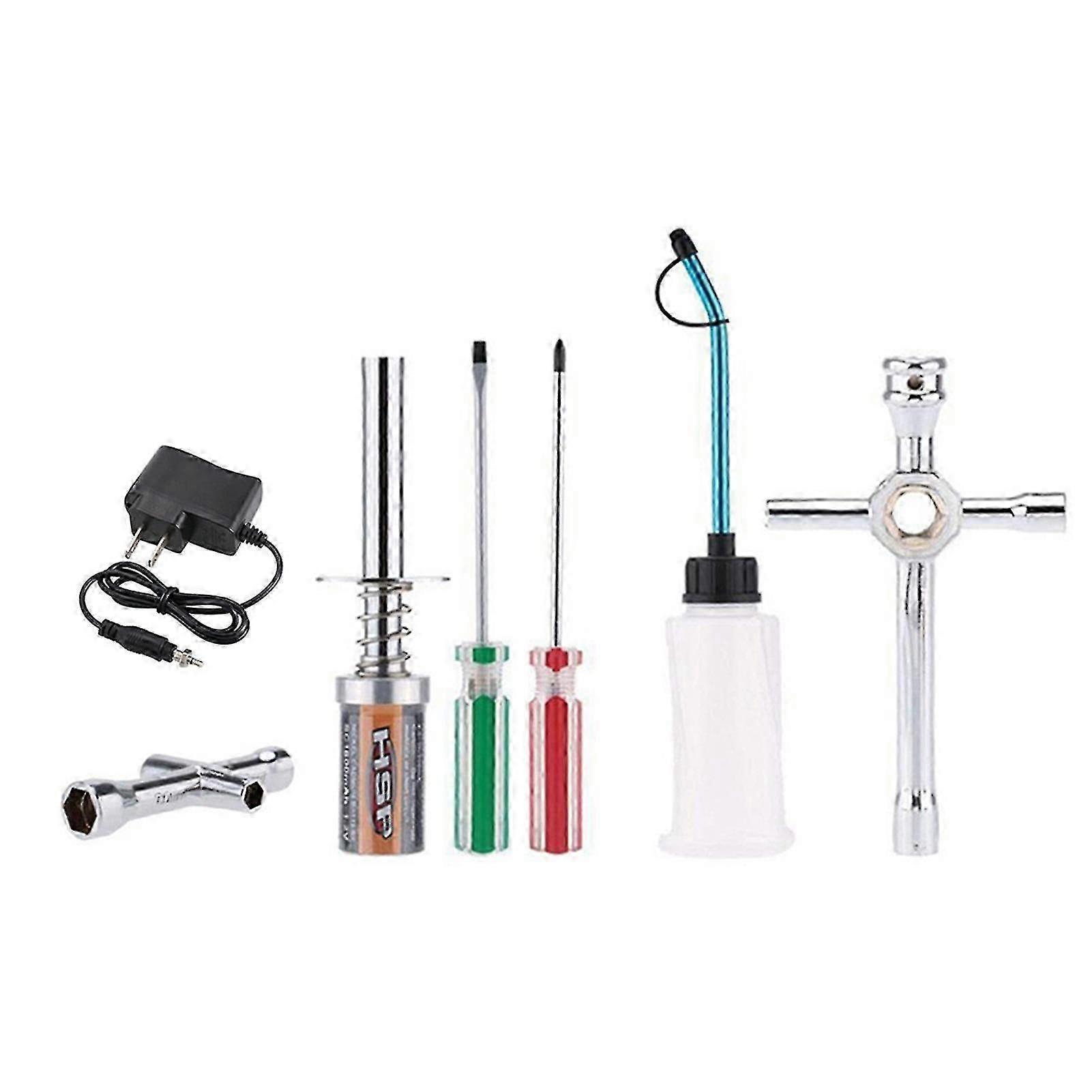 Žeraviaca sviečka Zapaľovač Nabíjacie nástroje RC auto so skrutkovačom pre Redcat HSP Nitro