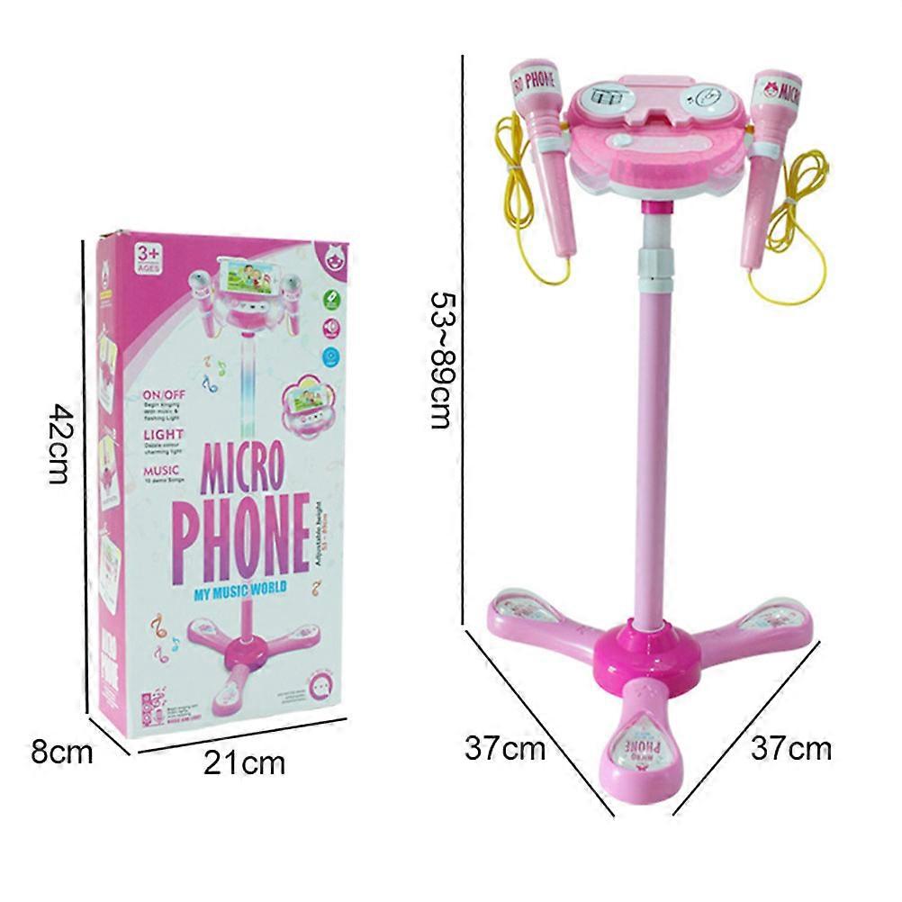 Musical Microphone for Early Education Fun Singing Toy with Lights and Sound Amplification for Creative Play
