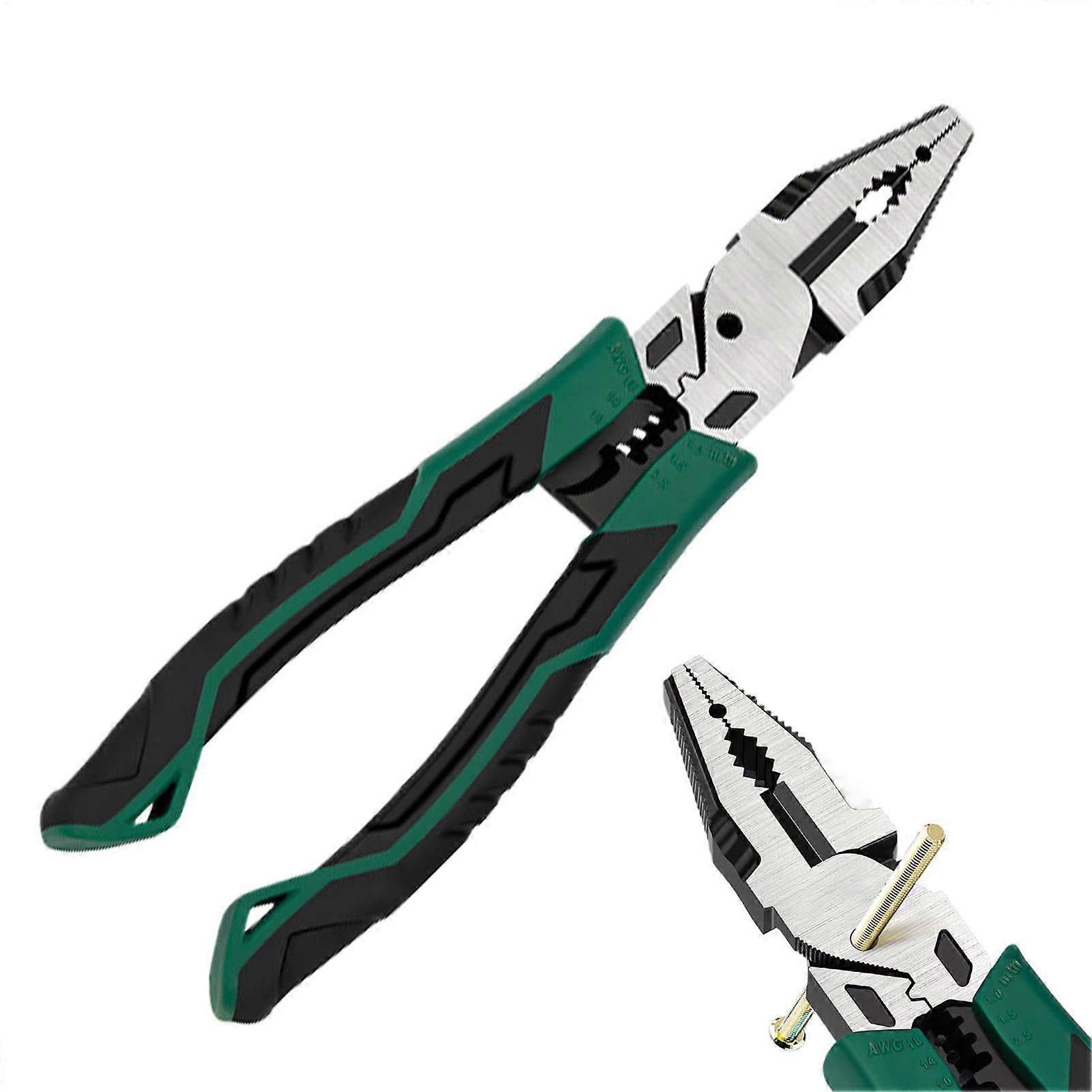 Electric Cable Pliers - Manual Electric Wire Pliers with Comfortable Grip for Construction Projects, Durable Material and Precision Design