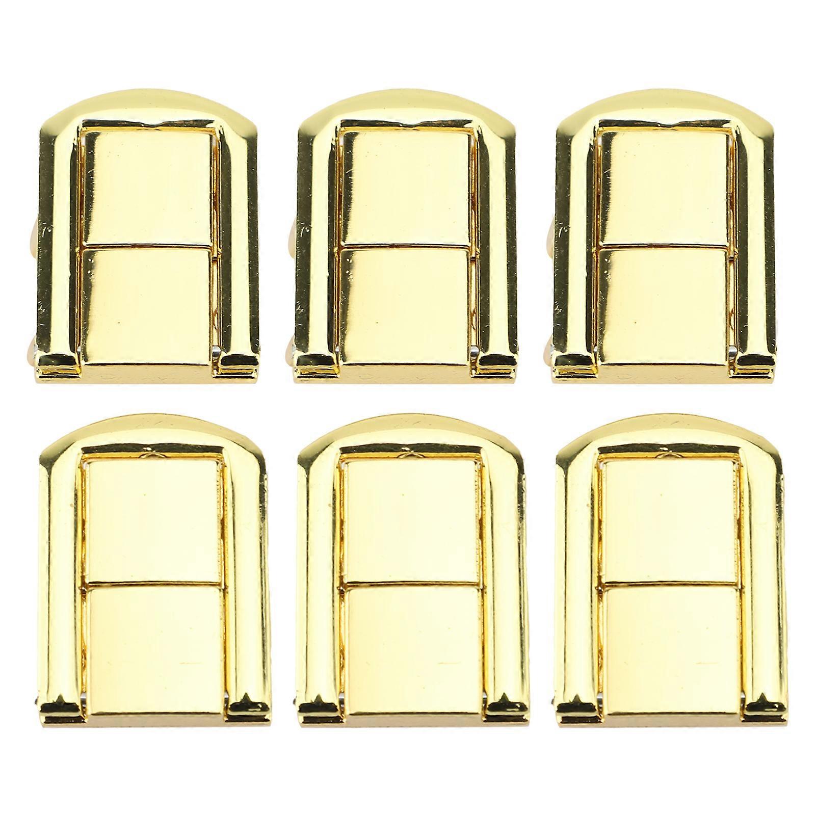 6 Set Interlocking Buckle Clasps Zinc Alloy Double Side Quick Release Buckles for Dress