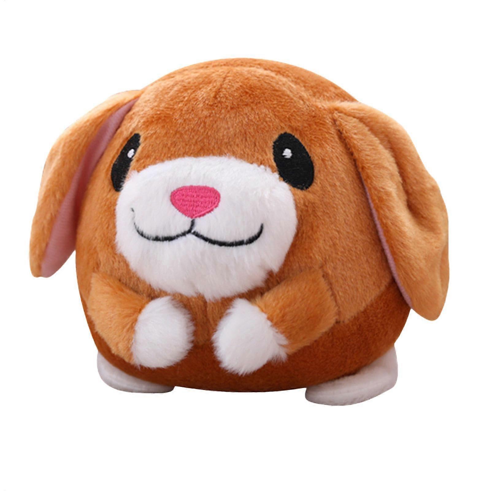 Dog toy with piggy, active moving pet plush toy, interactive dog toy, electronic plush bouncing ball for dogs and cats, cartoon pig, movable dog ball.
