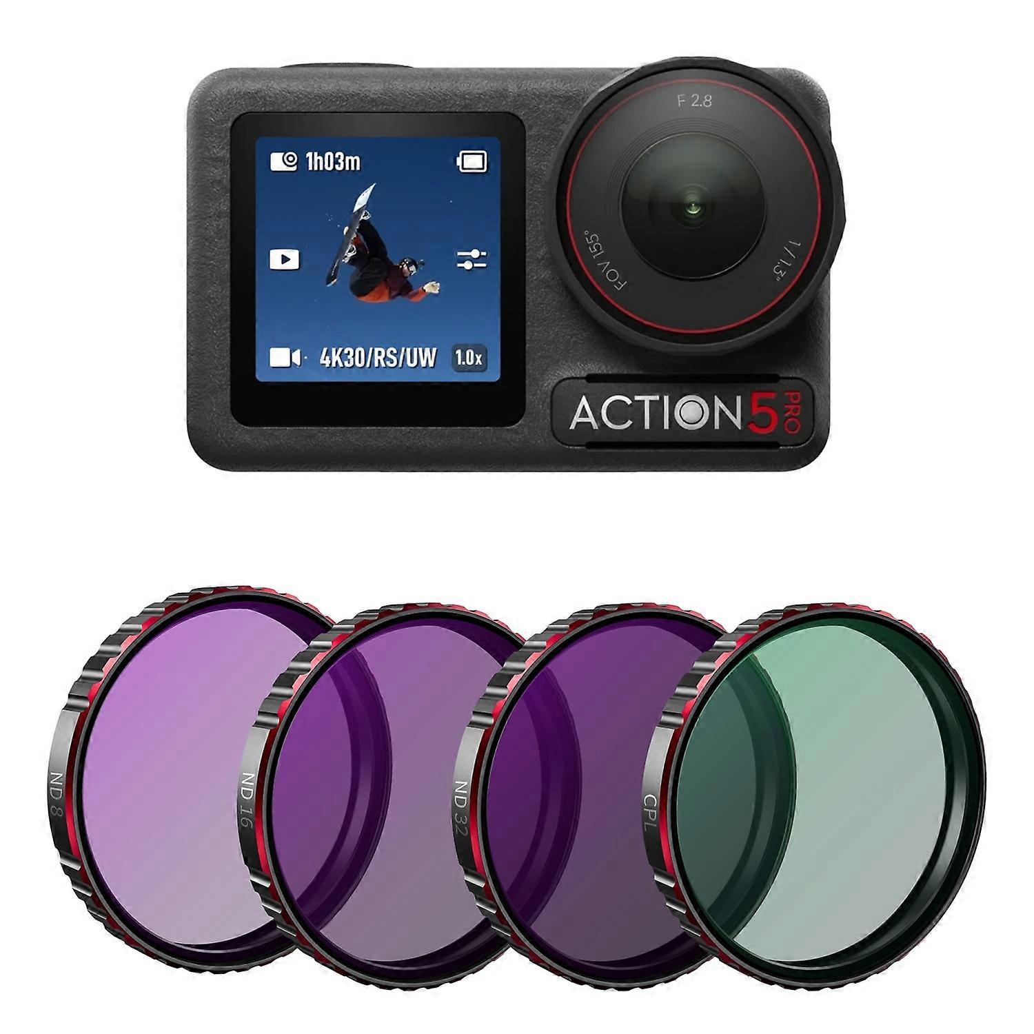 Camera Lens Filter For DJI Osmo Action 5 Pro