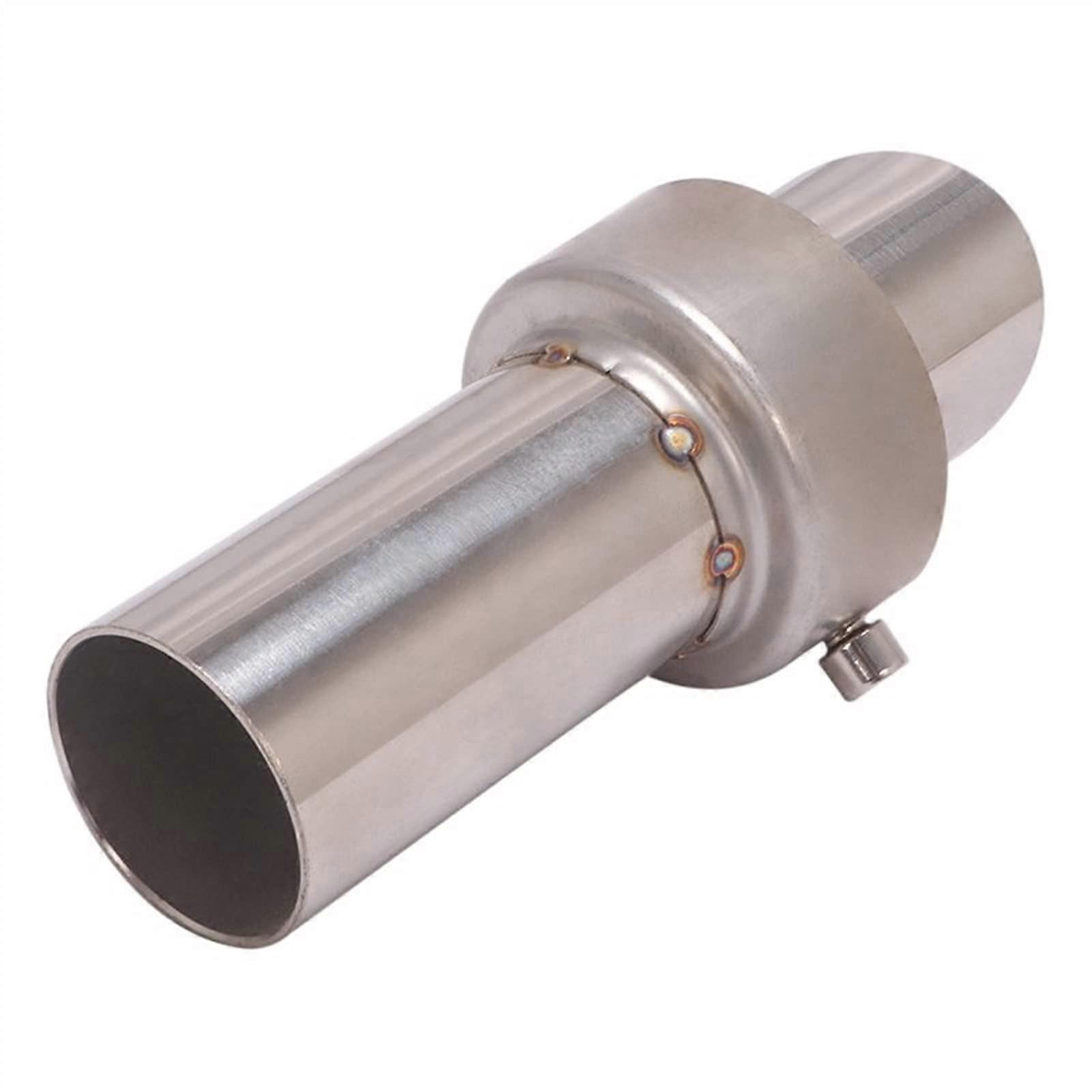 Motorcycle Exhaust Middle Pipe 54.5mm Universal Exhaust Pipe DB Killer Removable Muffler Reduce Noise Sound Eliminator Motorcycle (Color: 1 UK)